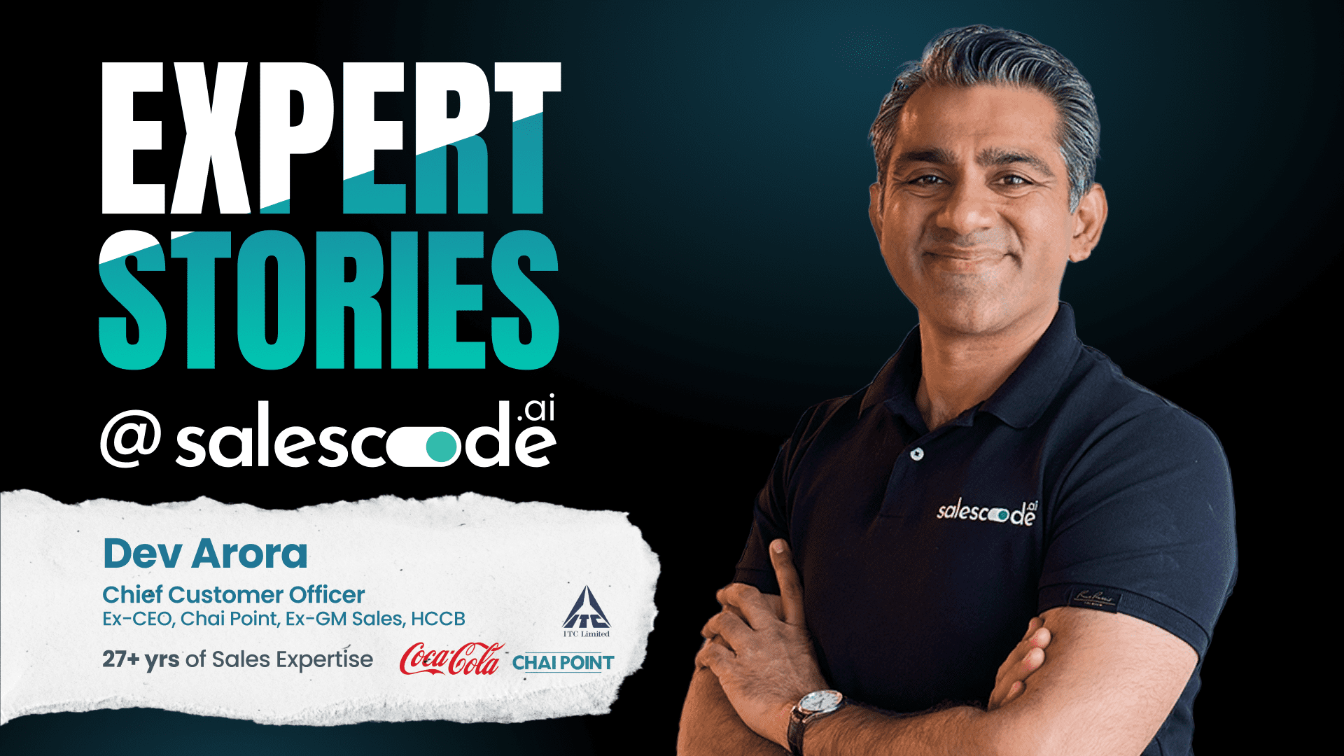 Expert Stories @SalesCode.ai – Dev Arora